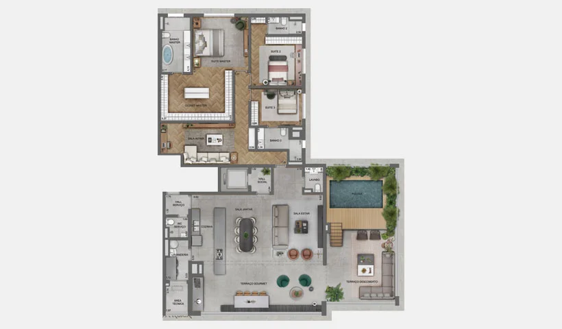 Lindenberg Alto de Pinheiros - Planta 1
