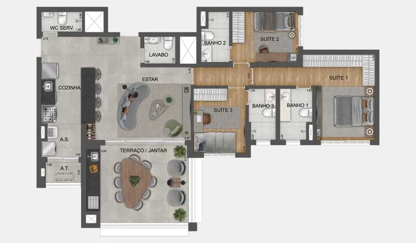 Mooca Citta Milano - Planta 1