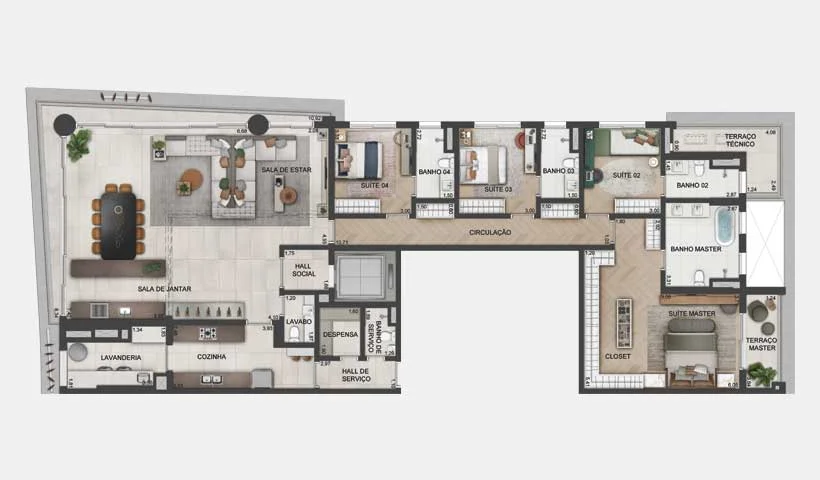 Lindenberg Vista Brooklin - Planta 1