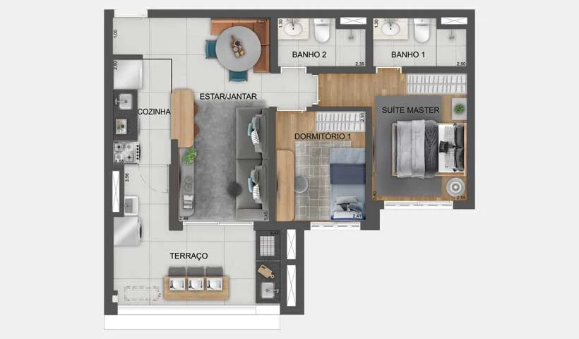 Mooca Citta Firenze - Planta 2