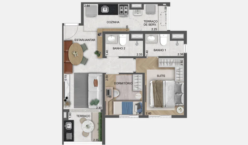 Villares Parada Inglesa - Planta 2