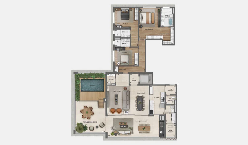 Lindenberg Alto de Pinheiros - Planta 2