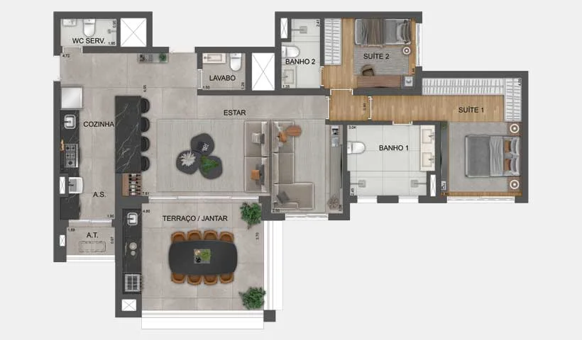 Mooca Citta Milano - Planta 3