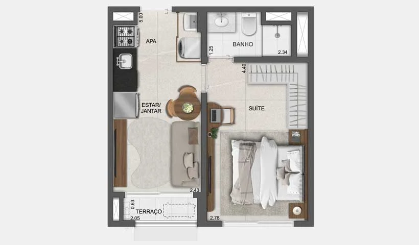 Reserva Sao Caetano Bosque - Planta 3