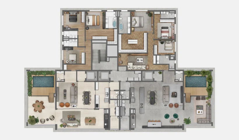 Lindenberg Alto de Pinheiros - Planta 4