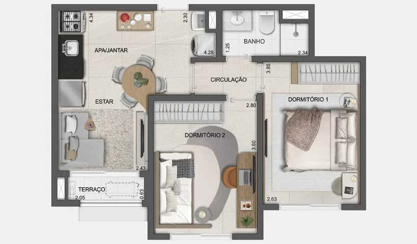 Reserva Sao Caetano Bosque - Planta 4