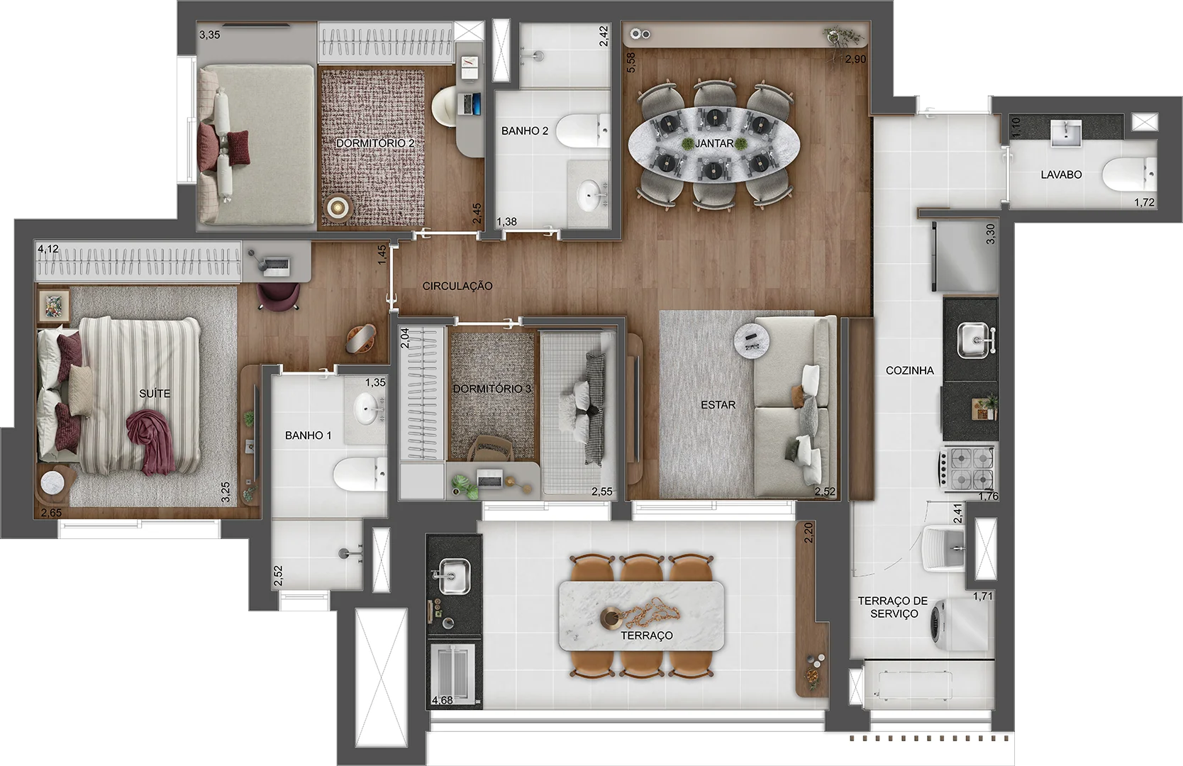 Town Residences by Lindenberg - 3 dormitórios · 87 m²