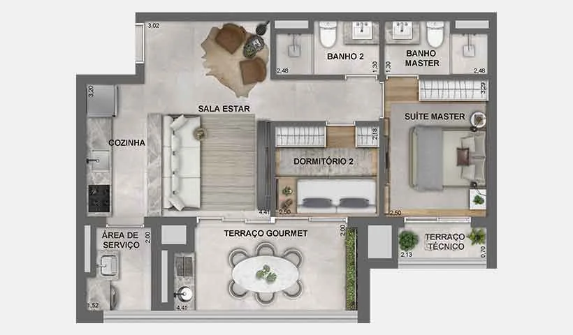 Jota Vila Mariana - Planta 5