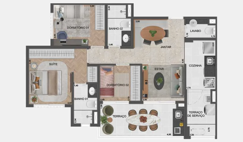 Blue Marine Home Resort - Planta 5