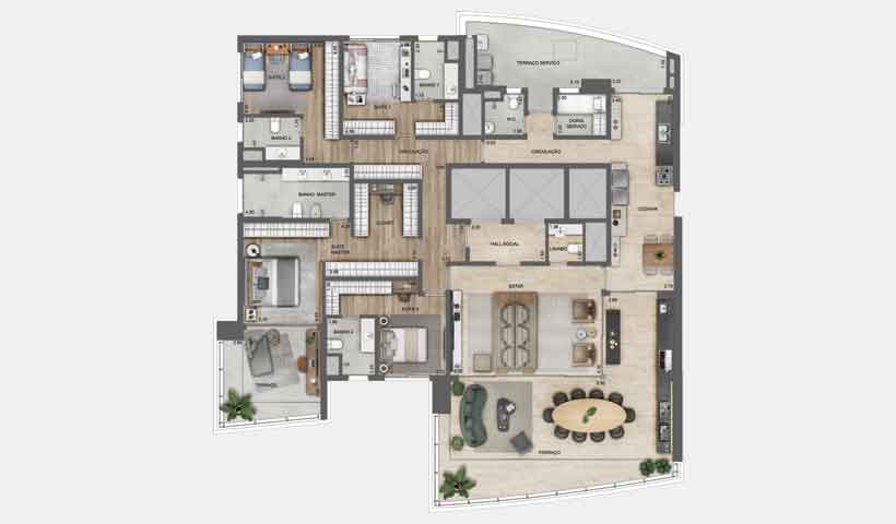 Lindenberg Ibirapuera - Planta 1